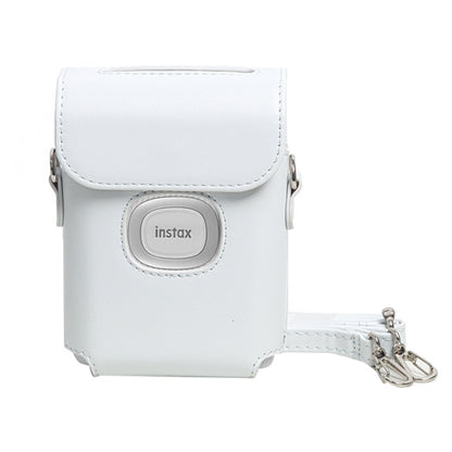 [CLEARANCE] Pikxi Instax Mini Link 2 Portable Printer Protective PU Leather Case with Strap (White)