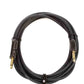 Planet Waves 15ft Circuit Breaker Instrument Cable Gold Plated with 1/4" TS Male to Male Plugs For Guitar | PW-AG-15