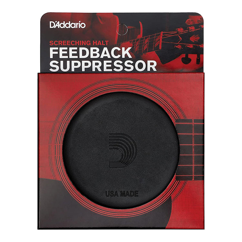 Planet Waves Screeching Halt Soundhole Cover Plug for Electric and Acoustic Guitars | PWSH-01