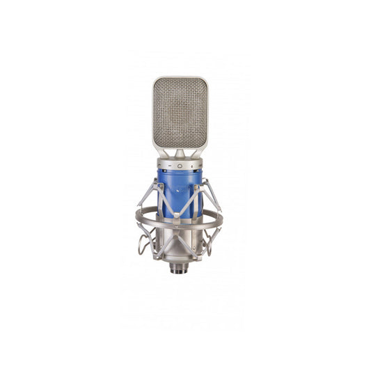 PROEL C14 Unidirectional Condenser Microphone with Low Frequency Range, 1.1" Mylar Capsule, WIMA Capacitors, and Integrated Shock Mount Support for Studio Recording