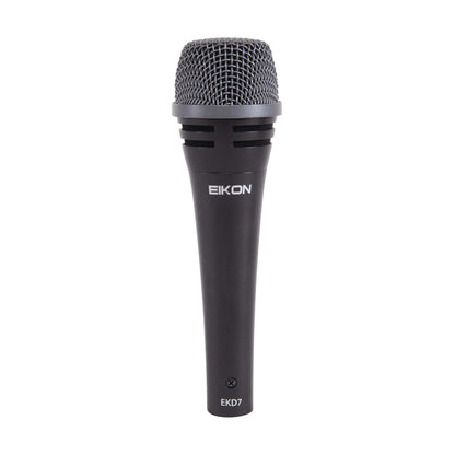 Eikon EKD7 Professional Cardioid Dynamic Microphone with Polar Cardioid Diagram, Double Shock Mount and Rugged Construction for Live Performances and Events