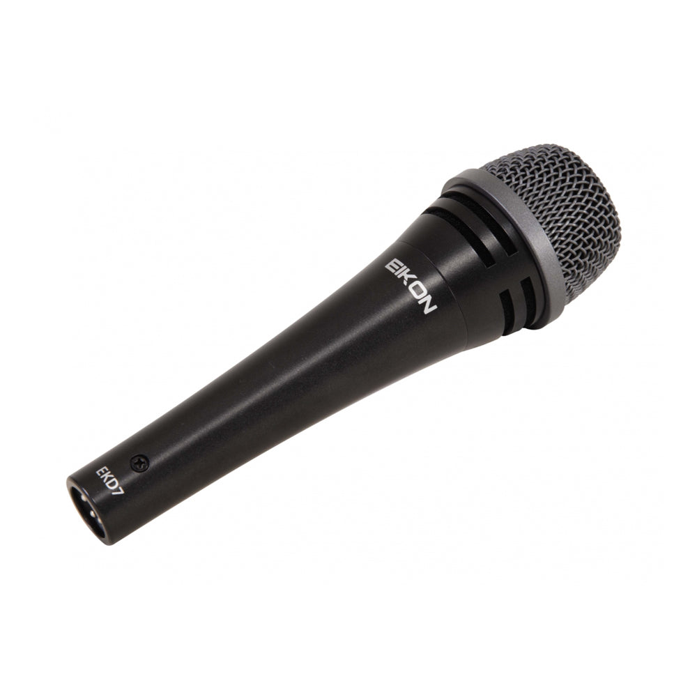 Eikon by PROEL EKD7 Professional Cardioid Dynamic Microphone with Polar Cardioid Diagram, Double Shock Mount and Rugged Construction for Live Performances and Events