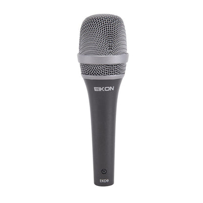 Eikon EKD9 Dynamic Wired Super Cardioid Professional Microphone with AHNC Capsule Technology, Double Shock Mount Transducer, EMI/RFI Filter and Low Frequency Roll-Off for Live Performance