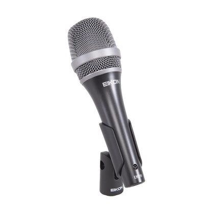 Eikon EKD9 Dynamic Wired Super Cardioid Professional Microphone with AHNC Capsule Technology, Double Shock Mount Transducer, EMI/RFI Filter and Low Frequency Roll-Off for Live Performance