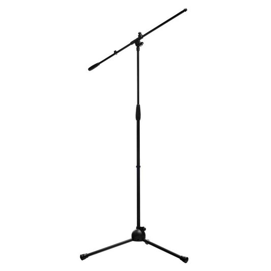 PROEL RSM 180 Stage Boom Microphone Stand with Tripod Nylon Base, 150cm Max Height, Upper Swivel Joint and Middle Clutch for Studio, Concert and Recording