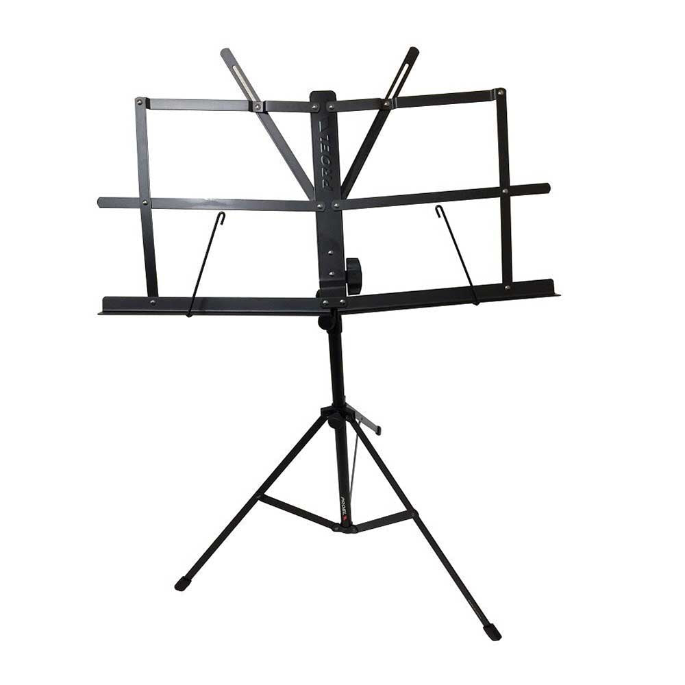 PROEL RSM300 3-Section Foldable Orchestra Music Stand with 2Kg Load Capacity, Tilt & Height Adjustable, Die Cast Aluminum Clutches, Tripod Base and Nylon Carrying Bag