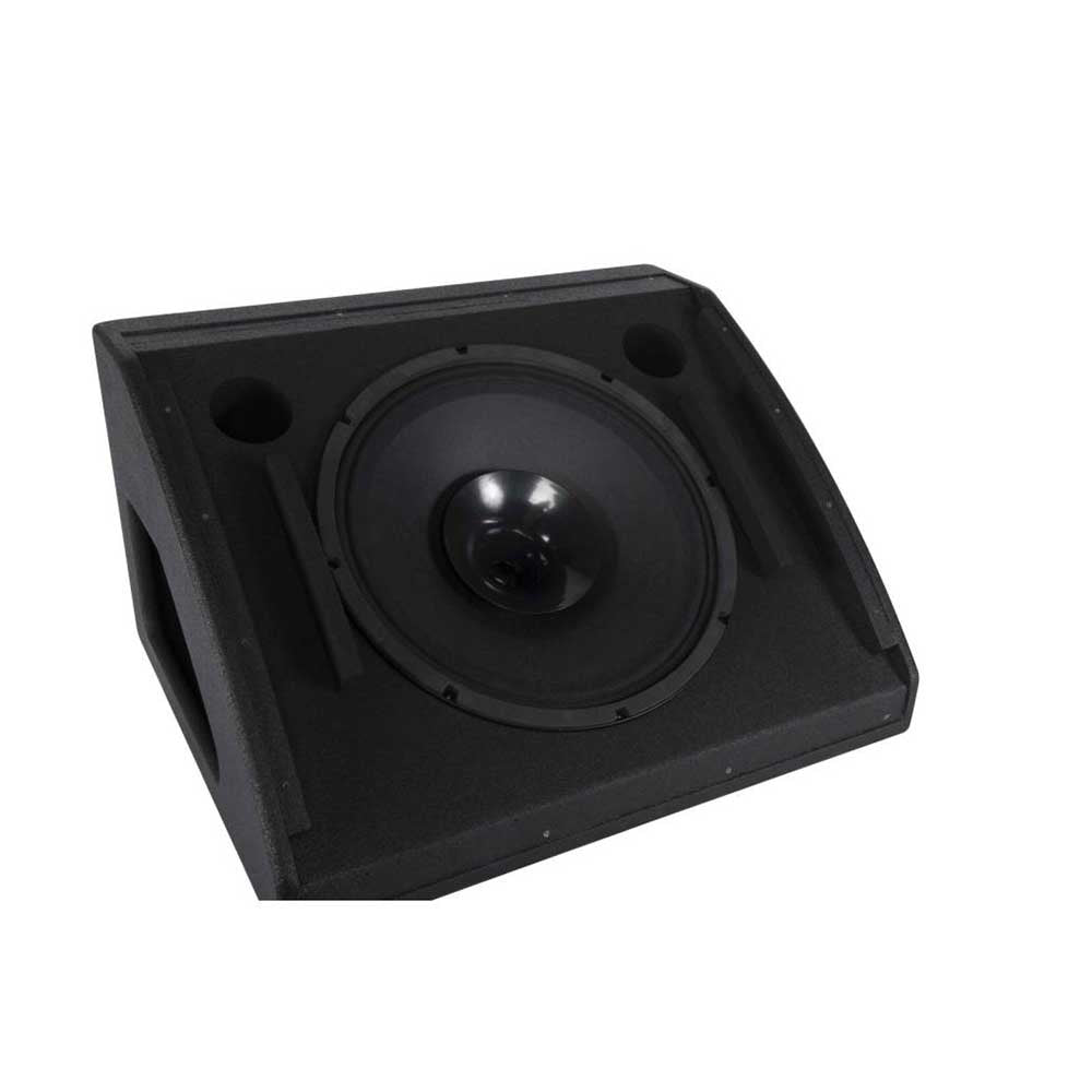PROEL WD 15AV2 15" 900W 2-Way Coaxial Active Stage Monitor Speaker with Built-in Class AB/D Amplifier, Dual Limiter Circuit, 2 EQ Presets and Pole Socket | WEDGE Series