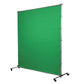 PXEL Collapsible 150x200cm / 200x200cm Chroma Key Green Screen Panel Background Backdrop Display Frame with Wheels for Photography, Videography and Vlogging (Available in 150x200cm, 200x200cm) BG-WS1520 BG-WS2020