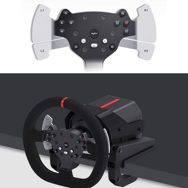 PXN V10 Series Racing Controller with 900° Force Feedback, Detachable Steering Wheel, Dual Paddle Shifters, Adjustable Pedals, 6-Speed Shifter (Pro) for PC, PS4 / PS5 Pro, Xbox Series, Gaming & Console Accessories