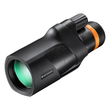 K&F Concept 12x50 BAK-4 Optical Prism HD Monocular Telescope Waterproof with 263ft/1000 yards Ultra-Long-Range Field of View, Easy Focus, 50mm Multi-Coated Lens, Dustproof, Anti-Fog, Anti-Mould (Army Black, Army Green)