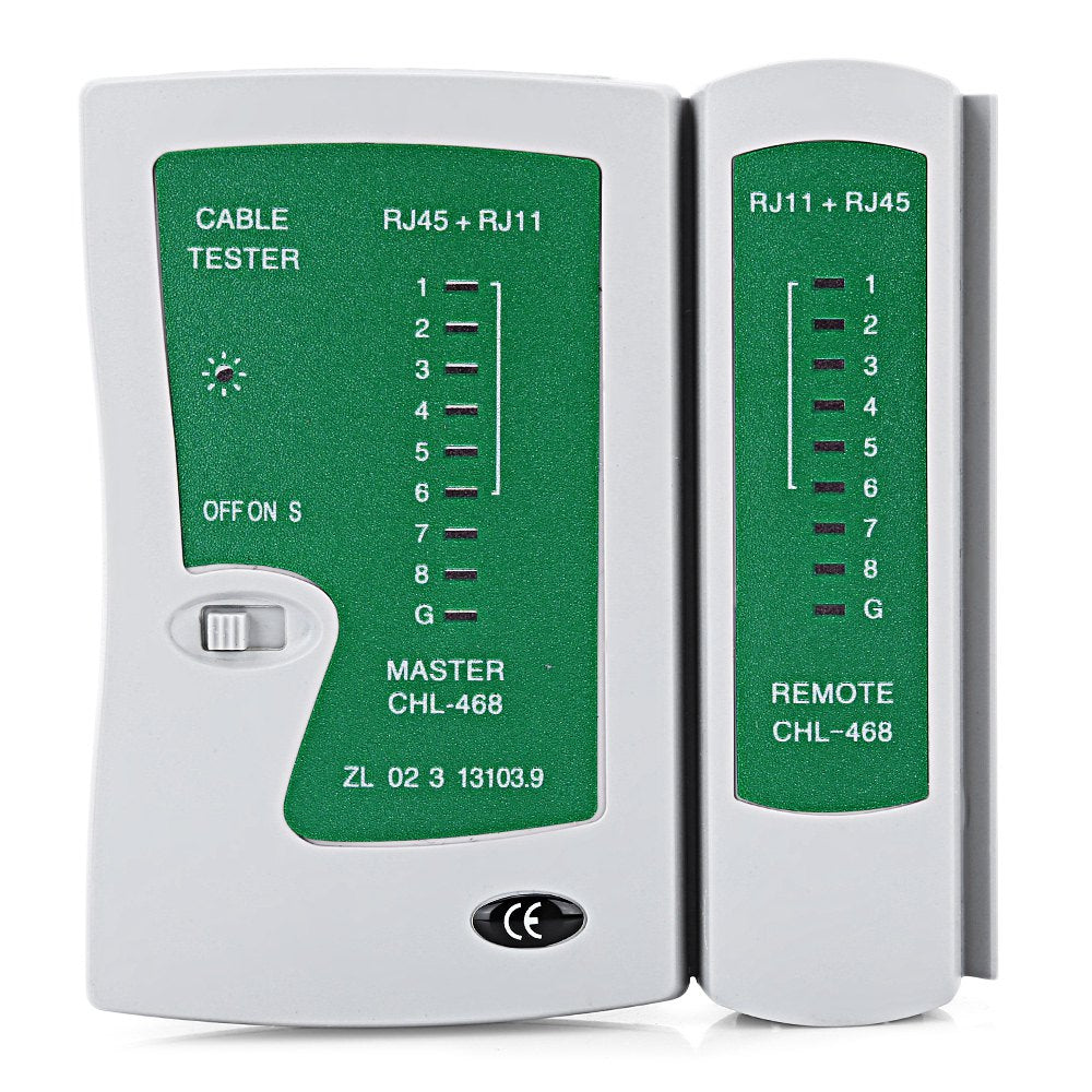 Eagletech Professional 468 Network Cable Tester RJ45 RJ11 RJ12 CAT5 LA ...