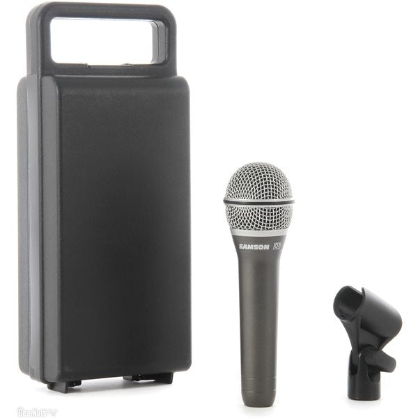 Samson Q7 Professional Dynamic Supercardioid Microphone Handheld with Mic Clip for Vocal and Instrument Recording Studio Live Performance Karaoke