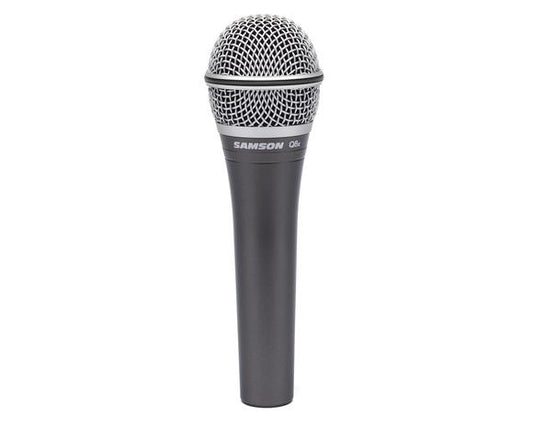 Samson Q8x Professional Dynamic Vocal Microphone with Mic Clip for Vocal and Instrument Recording, Live Performance, Electronic News Gathering, Multimedia, Podcasting