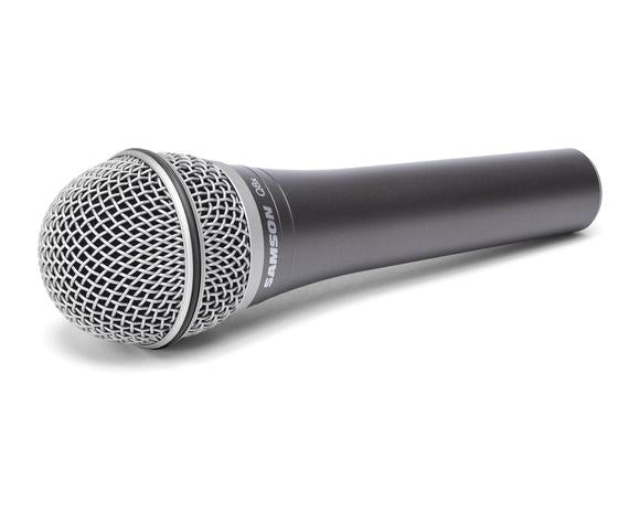 Samson Q8x Professional Dynamic Vocal Microphone with Mic Clip for Vocal and Instrument Recording, Live Performance, Electronic News Gathering, Multimedia, Podcasting