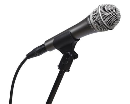 Samson Q8x Professional Dynamic Vocal Microphone with Mic Clip for Vocal and Instrument Recording, Live Performance, Electronic News Gathering, Multimedia, Podcasting