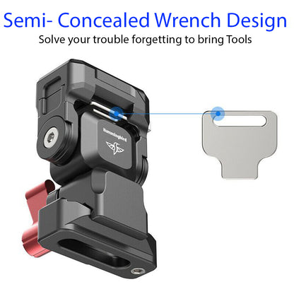 [CLEARANCE] UURig by Ulanzi R082 1/4 Inch Quick Release Mount Adapter Head suitable for Tripod Monopod for Action Cameras, Smartphones, Mirrorless Cameras