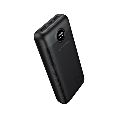 [CLEARANCE] RAVPower PD Pioneer 20W 10000mAh 3-Port (Dual USB 3.0, USB Type-C) Powerbank with i-Smart Technology | RP-PB1204