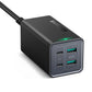 RAVPower PD Pioneer 120W 4-Port USB High Speed Fast Desktop Charger with USB-C to Type-C Cable | RP-PC146