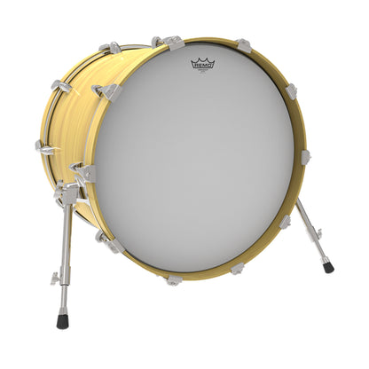 Remo Ambassador 8" / 14" Coated Drum Head with 1-Ply 10 Mylar Coated Film with Warm Open Tones, Bright Attack and Controlled Sustain for Snare, Tom and Resonant Batter Drums BA-0108 BA-0114