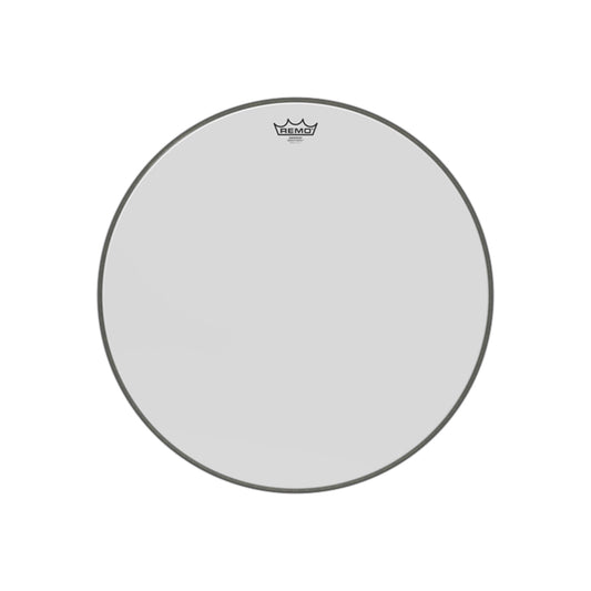 Remo Emperor Smooth White Bass Drum Head with Midrange Tones, Increased Attack for Toms and Bass Drum (Available in 22", 24", 26" and 28")
