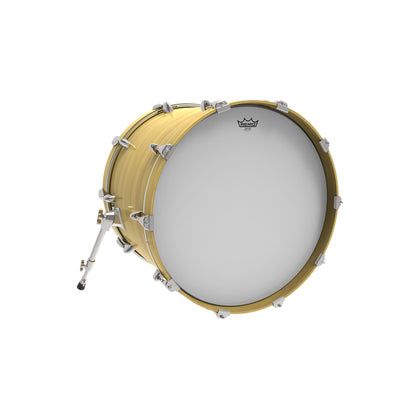 Remo Emperor Smooth White Bass Drum Head with Midrange Tones, Increased Attack for Toms and Bass Drum (Available in 22", 24", 26" and 28")