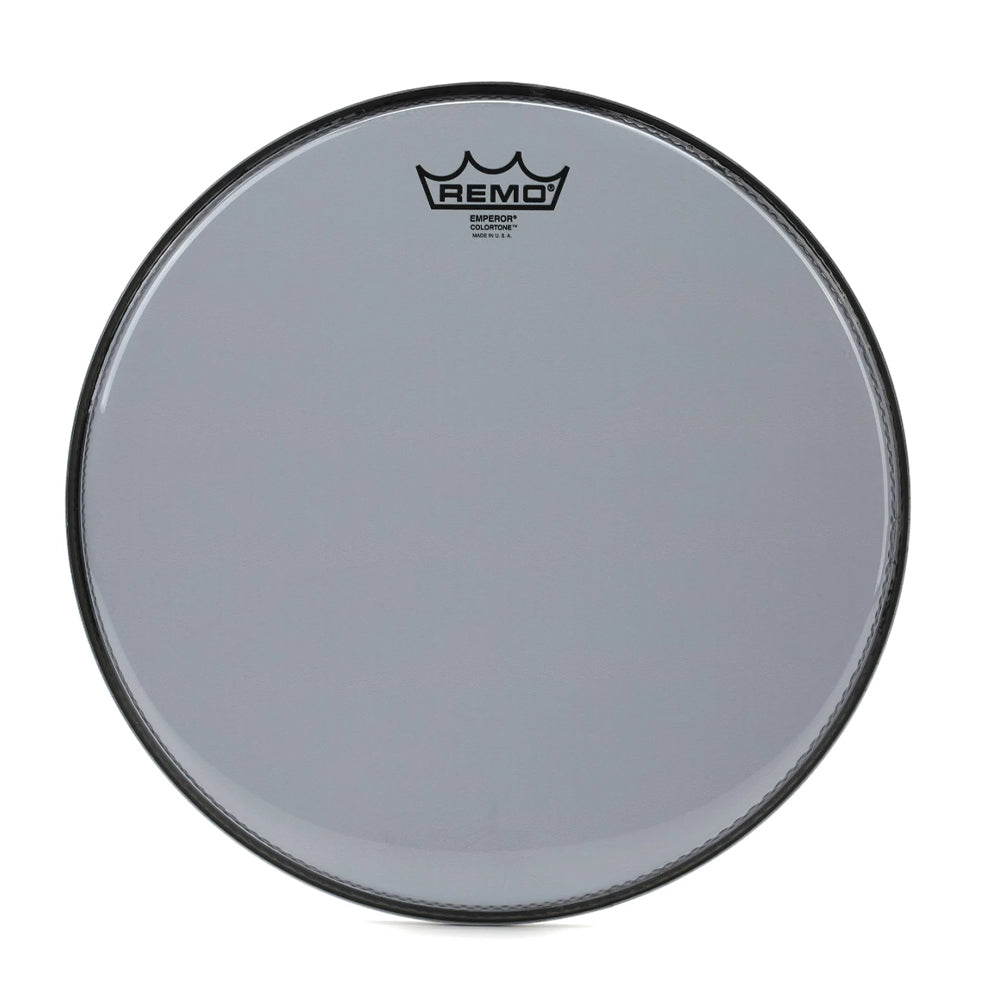 Remo Emperor 13" Colortone Smoke Drum Head with Skyndeep Imaging Technology, 2-Ply 7 Mylar Clear Film with Powerful Projection Tone and Durability for Snare, Tom & Resonant Batter Drums BE-0313-CT-SM