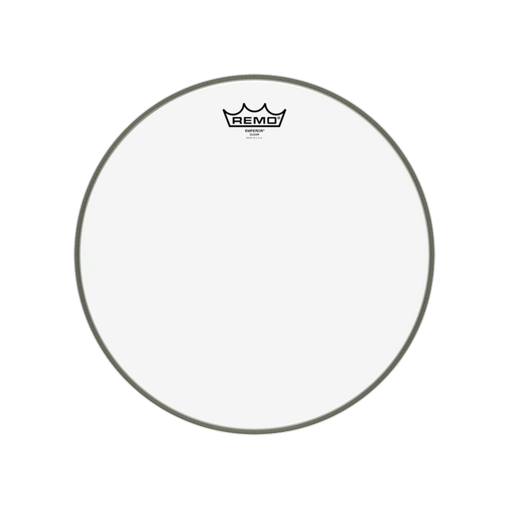 Remo Emperor 14" / 16" Clear Drum Head with 2-Ply 7 Mylar Clear Film with Attack, Projection and Increased Durability for Snare, Tom and Resonant Batter Drums BE-0314-00 BE-0316-00