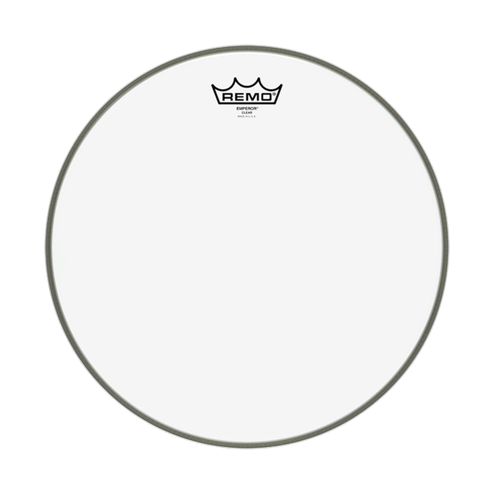 Remo Emperor 14" / 16" Clear Drum Head with 2-Ply 7 Mylar Clear Film with Attack, Projection and Increased Durability for Snare, Tom and Resonant Batter Drums BE-0314-00 BE-0316-00
