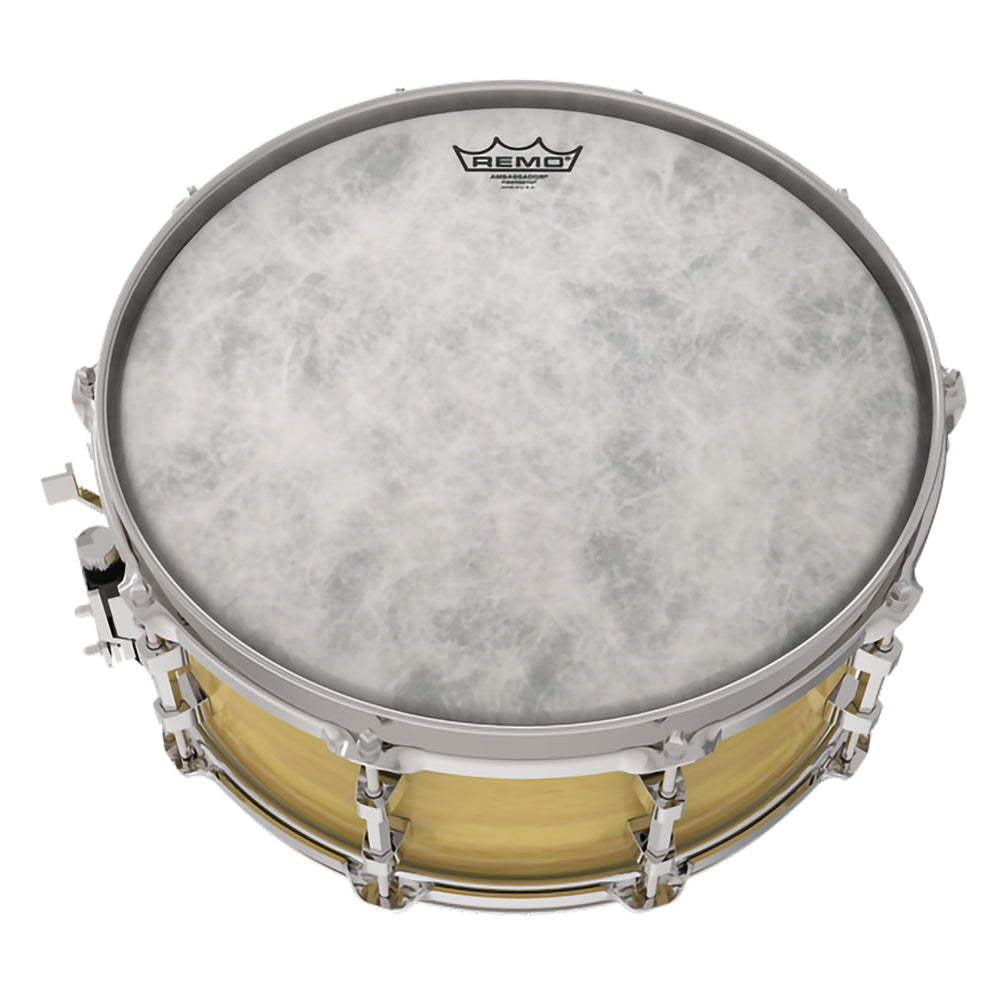 Remo 12" / 16" Ambassador Fiberskyn Drum Head with Warm, Full-Range Tone, Enhanced Mid and Low range Resonance | FA-0512,  FA-0516