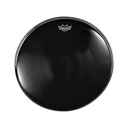 Remo Powerstroke P4 Ebony Bass Drum Head with 2-Ply 7 Mylar Film, Impact Patch for Bass Batter Drums (Available in Different Sizes) (Black) P4-1422-C2 P4-1424-C2 P4-1426-C2