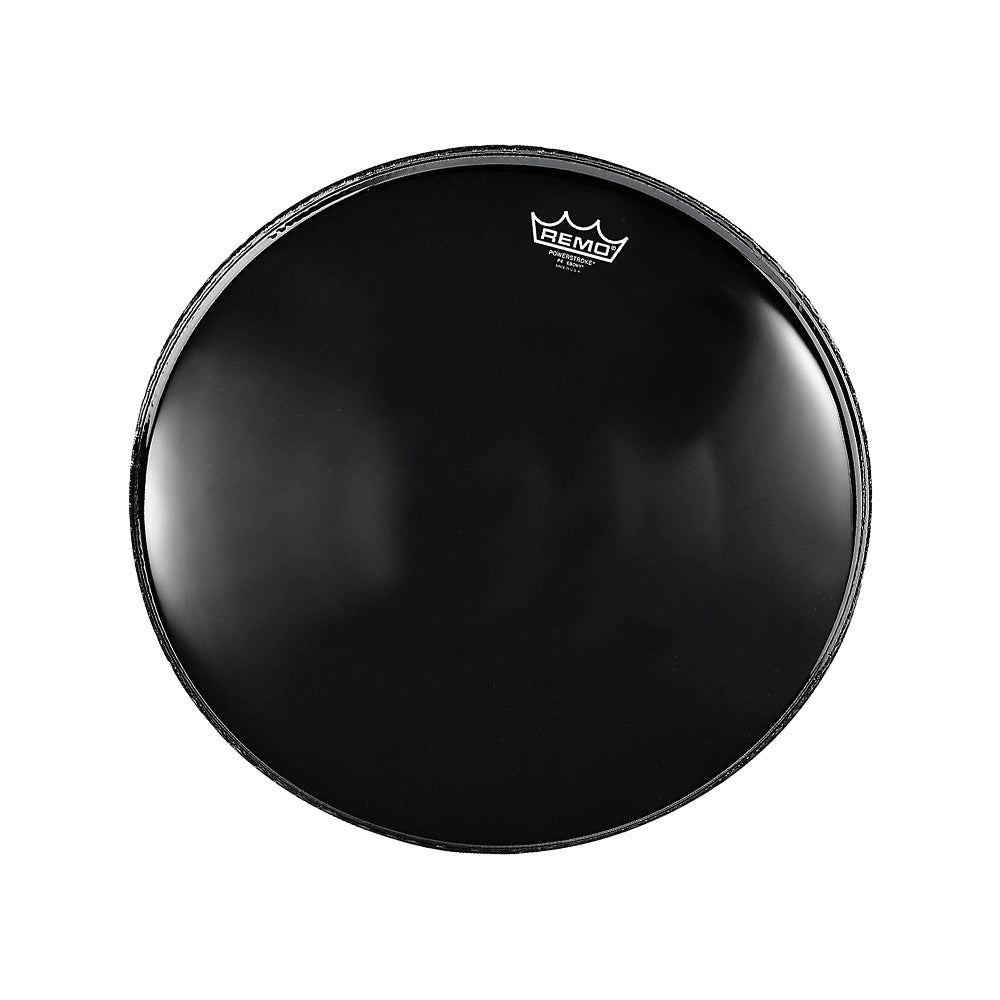 Remo Powerstroke P4 Ebony Bass Drum Head With 2-Ply Mylar