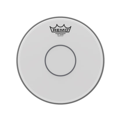 Remo Powerstroke 77 14" Coated Clear Dot Drum Head with Clear Top, 2-Ply 7 Mylar Coated Film, Warm Crisp Controlled Tones and Projection for Snare Drums P7-0114-C2