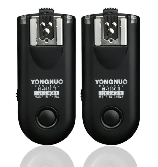 Yongnuo RF603 C II Wireless Flash Trigger Kit for Canon 3-Pin Connection