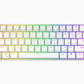 Royal Kludge RK RK100 RK860 100 Keys RGB Mechanical Gaming Keyboard Tri Mode 2.4Ghz Wireless Wired Hot Swappable TKL with Bluetooth 5.0 (White, Black) (Blue Clicky, Red Linear, Brown Tactile Switch)