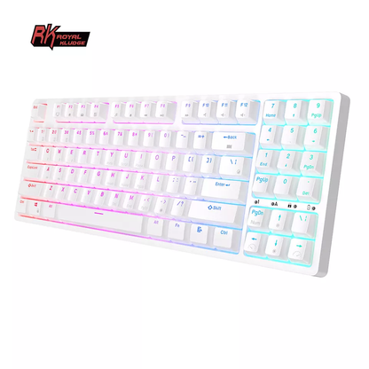 [CLEARANCE] Royal Kludge RK RK92 RGB 92 Keys Tri-Mode BT 5.1, Wired and 2.4Ghz Wireless Mechanical Gaming Keyboard with Hot Swappable Switches (Black) | Brown Tactile