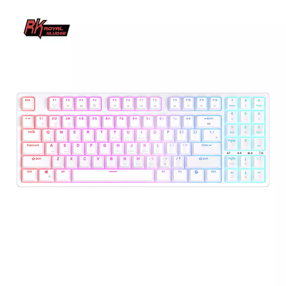 [CLEARANCE] Royal Kludge RK RK92 RGB 92 Keys Tri-Mode BT 5.1, Wired and 2.4Ghz Wireless Mechanical Gaming Keyboard with Hot Swappable Switches (Black) | Brown Tactile