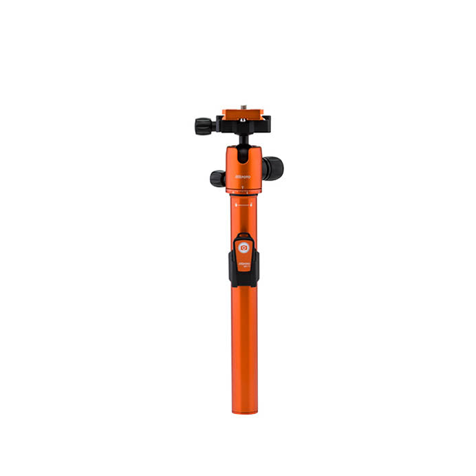 MeFOTO RoadTrip Air Tripod and Selfie Stick in One Kit Orange