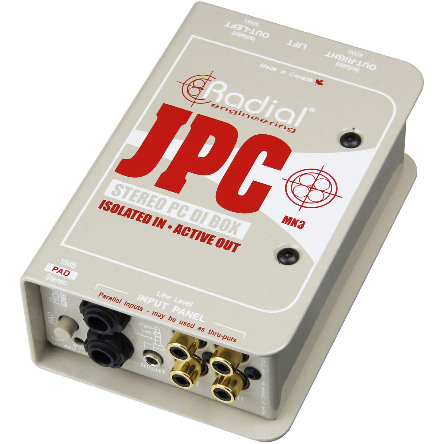 Radial Engineering JPC - Stereo PC-AV Active Direct Box