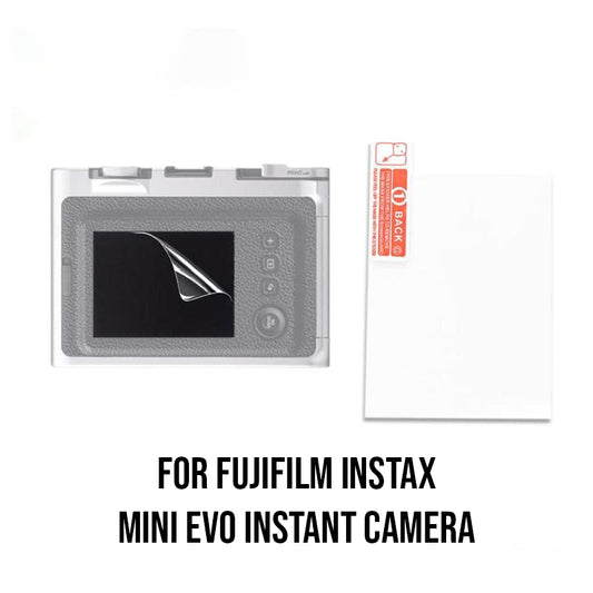 Pikxi Instax Mini Evo Tempered Glass Instant Camera Screen Protector SP-01 9H (Transparent)