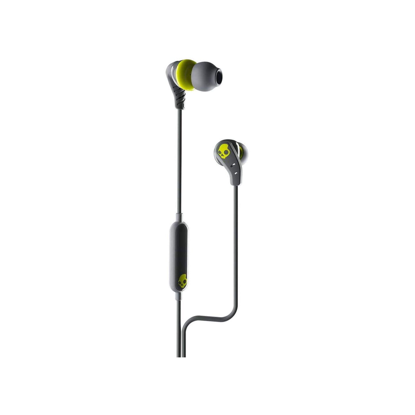 Skullcandy Set USB-C In-Ear Wired Earbuds with Microphone Sweat Water Resistant IPX4 Sport Earphones (True Black, Chill Grey/Yellow)