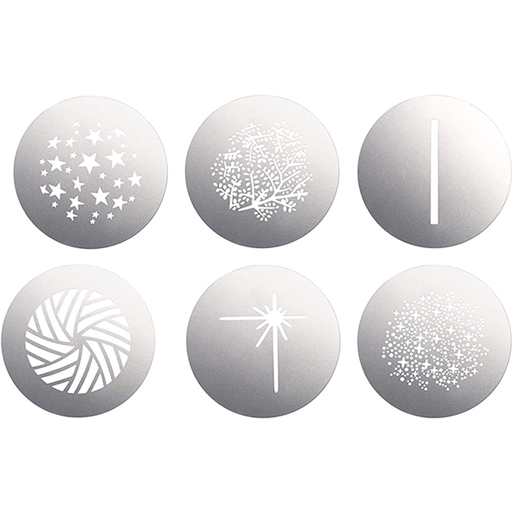 Godox SA-09 Gobo Stencil Set Kit (6PCS) with Assorted Creative Effect for SA Studio Light Projection Attachment & Lighting Effects for Cameras