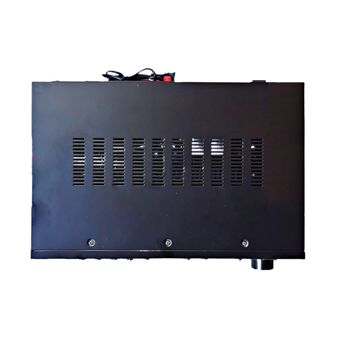 Sakura 400W 2 Channel Integrated Karaoke Amplifier X 2 with Digital LCD Display, Bluetooth, USB Port, 2 Microphone Input, Feedback Reducer and Echo Control and Built-In 4" Fan (AV-3UB)