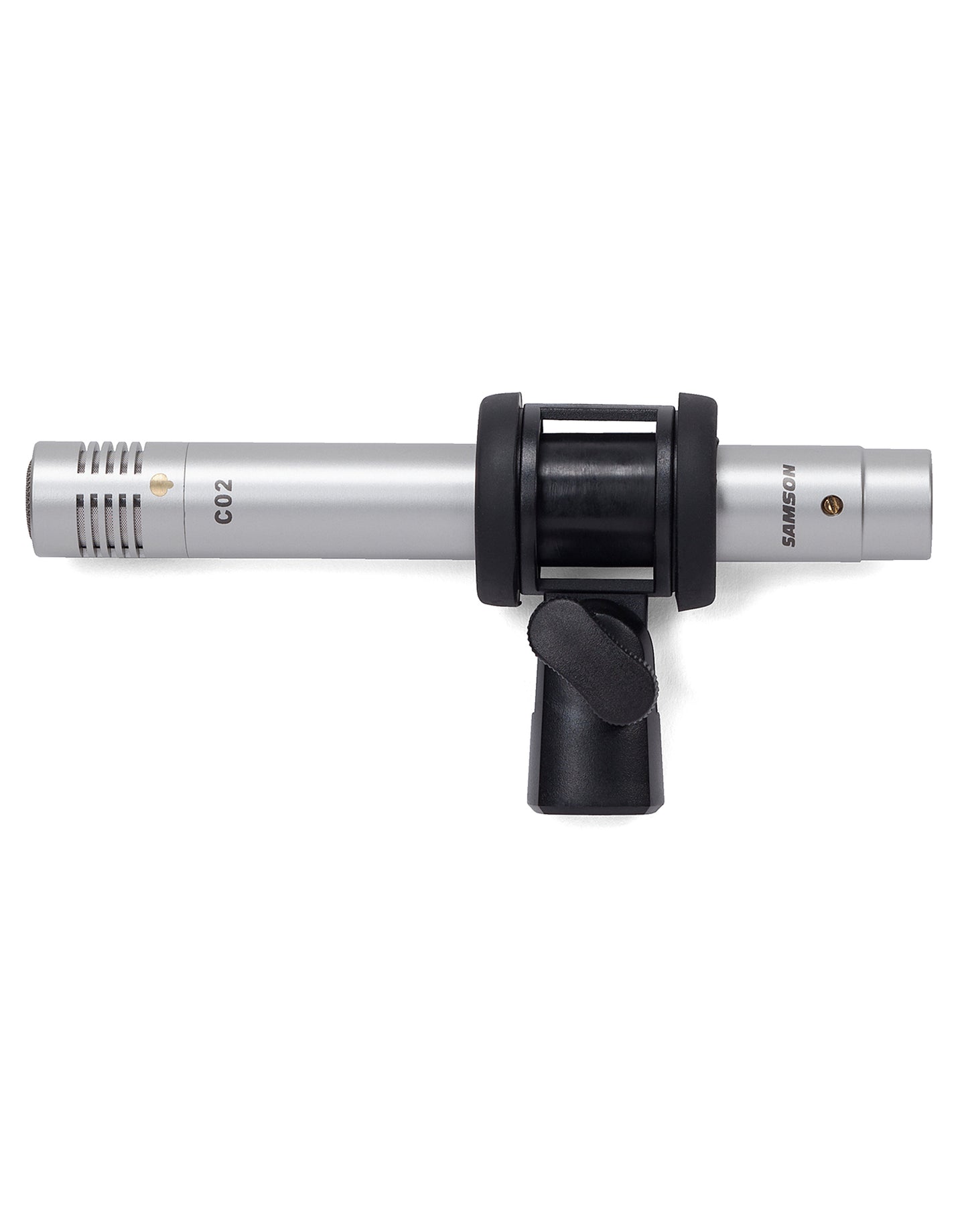 Samson C02 Pencil Cardioid Condenser Microphones with Gold Plated XLR Connectors (Available in Single and in Pair) for Studio, Recordings, Acoustics