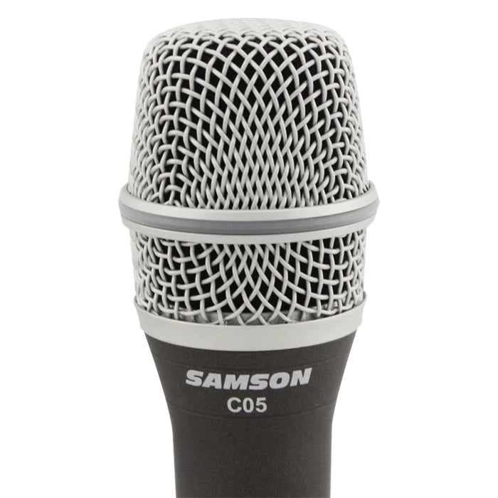 Samson C05 CL ConcertLine Handheld Cardioid Condenser Microphone Unidirectional with Gold Plated XLR Output for Studio, Concerts, Recordings