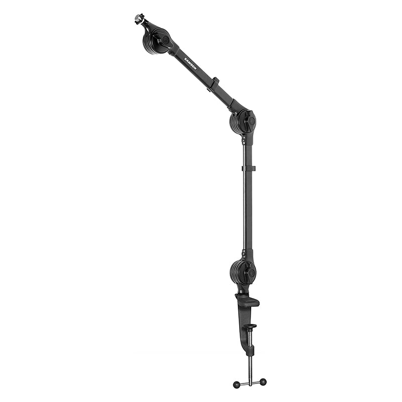 Samson MBA26 Lightweight 26-inch Microphone Boom Arm with Quick Release Friction Hinges and C-Clamp Mount for Podcasters, Streamers, Content Creators and Radio Broadcasters