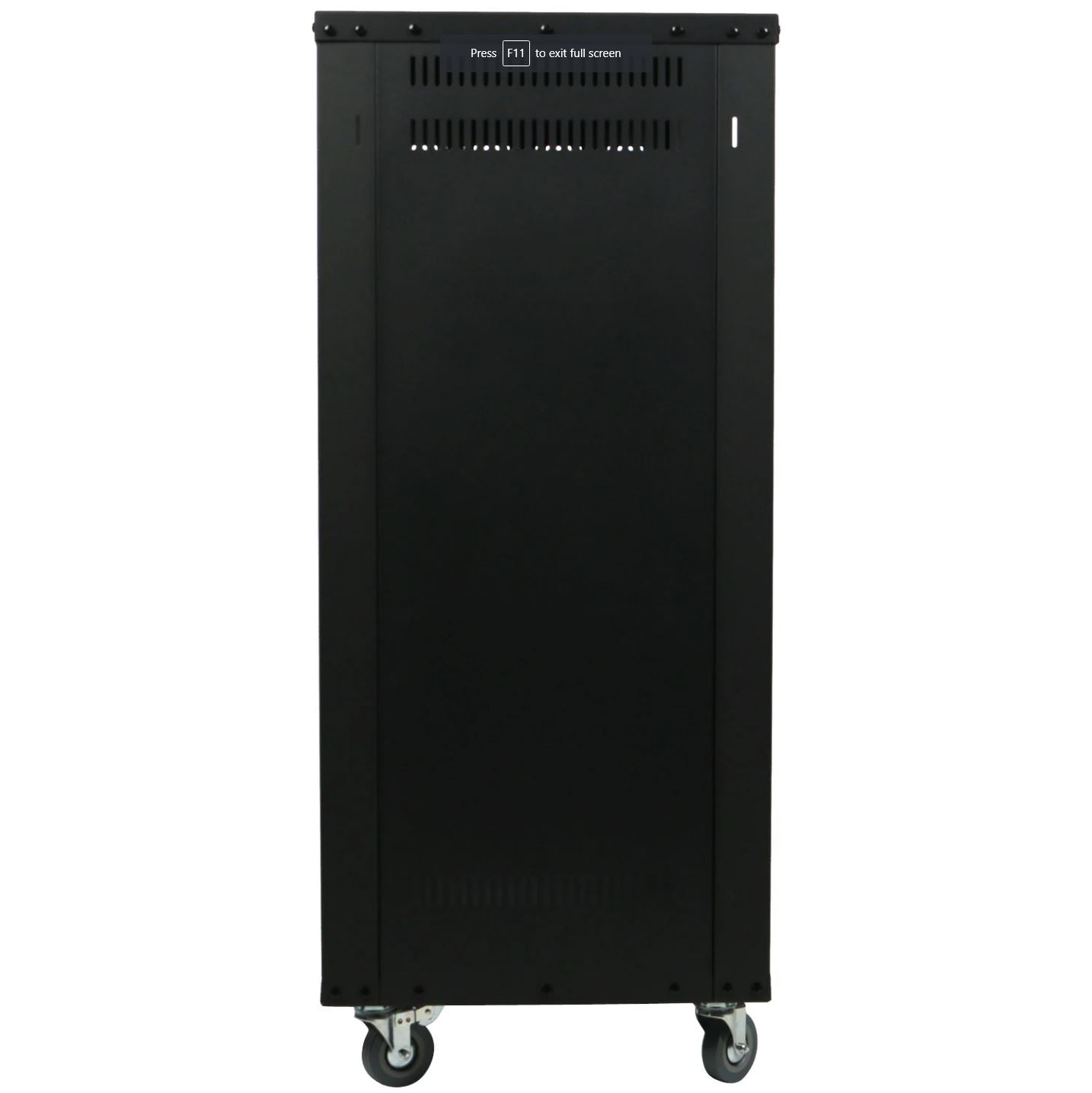 Samson SRK21 Universal Equipment 21 Rack Stand Heavy Duty Steel Construction with Caster Wheels, Fully Enclosed Sides