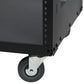 Samson SRK21 Universal Equipment 21 Rack Stand Heavy Duty Steel Construction with Caster Wheels, Fully Enclosed Sides