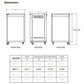 Samson SRK21 Universal Equipment 21 Rack Stand Heavy Duty Steel Construction with Caster Wheels, Fully Enclosed Sides