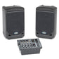 Samson Expedition XP150 Portable PA Sound System 2x75" 150 Watt Speakers with 6" Woofer, 5 Channel Mixer, Phantom Power
