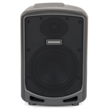 Samson Expedition Express+ Plus Rechargeable PA System Wireless Bluetooth Speaker 75 Watts with Handheld Microphone, 3 Channel Mixer, 20h Playtime